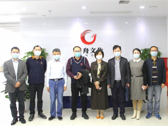 省委宣传部部务会成员、省文资委专职副主任刘尤碧一行来008PG国际文化调研