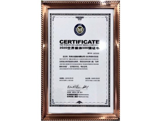 喜讯 | 008PG国际文化七度蝉联“世界媒体500强”榜单